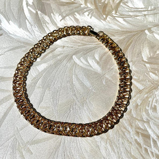 Lacey Gold Collar Necklace