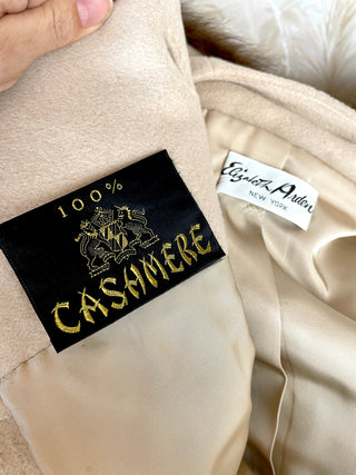 1960's Elizabeth Arden Fox Trim Suit