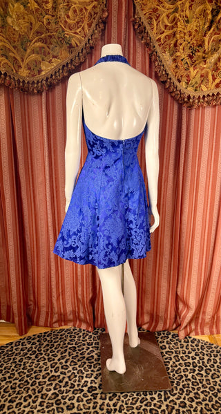 1980's Brocade Mini Party Dress