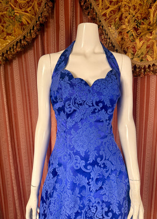1980's Brocade Mini Party Dress