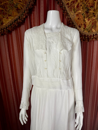 1910's Square Neck Lacey Blouse