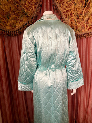 1940's Quilted Japanese Embroidered Robe