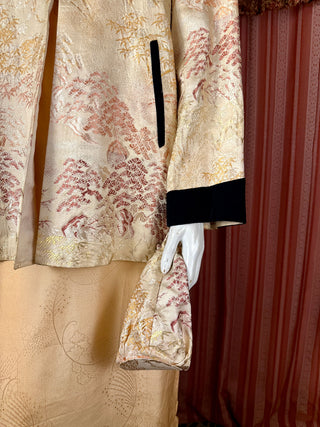 1950's Brocade Hostess Jacket & Bag