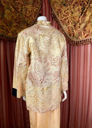 1950's Brocade Hostess Jacket & Bag