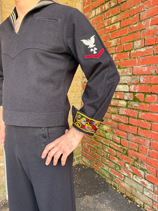1950's Naval Sailor Suit w/ Japan Cuffs