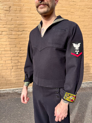 1950's Naval Sailor Suit w/ Japan Cuffs