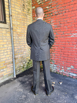 1980's Tiny Plaid Suit