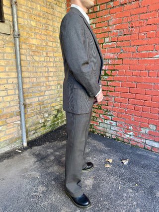 1980's Tiny Plaid Suit