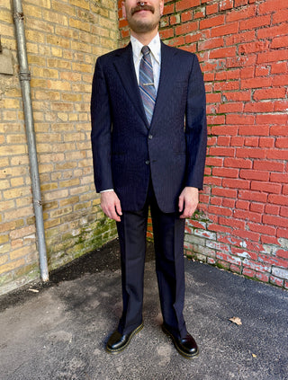 1990's Two-Tone Pinstripe Suit