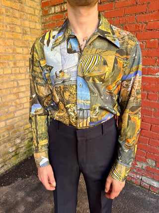 1970's Seacoast Photo Collage Shirt