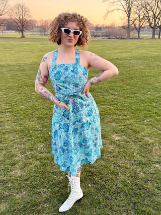 1970's Lilly Pulitzer Moth Wrap Dress