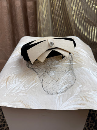 1950's Tiered Pillbox Hat