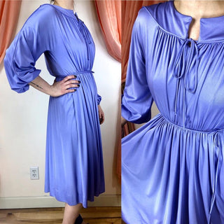 1970's Gathered Donald Brooks Dress