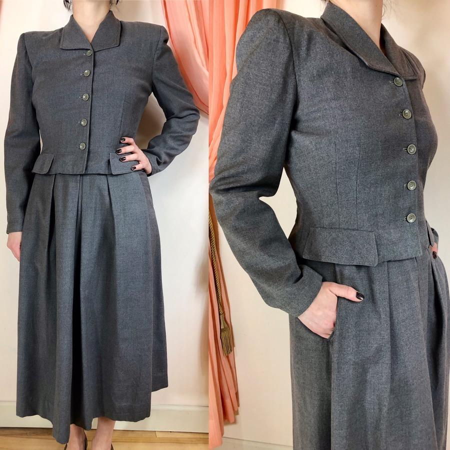 1950's Tailored Skirt + Jacket Set