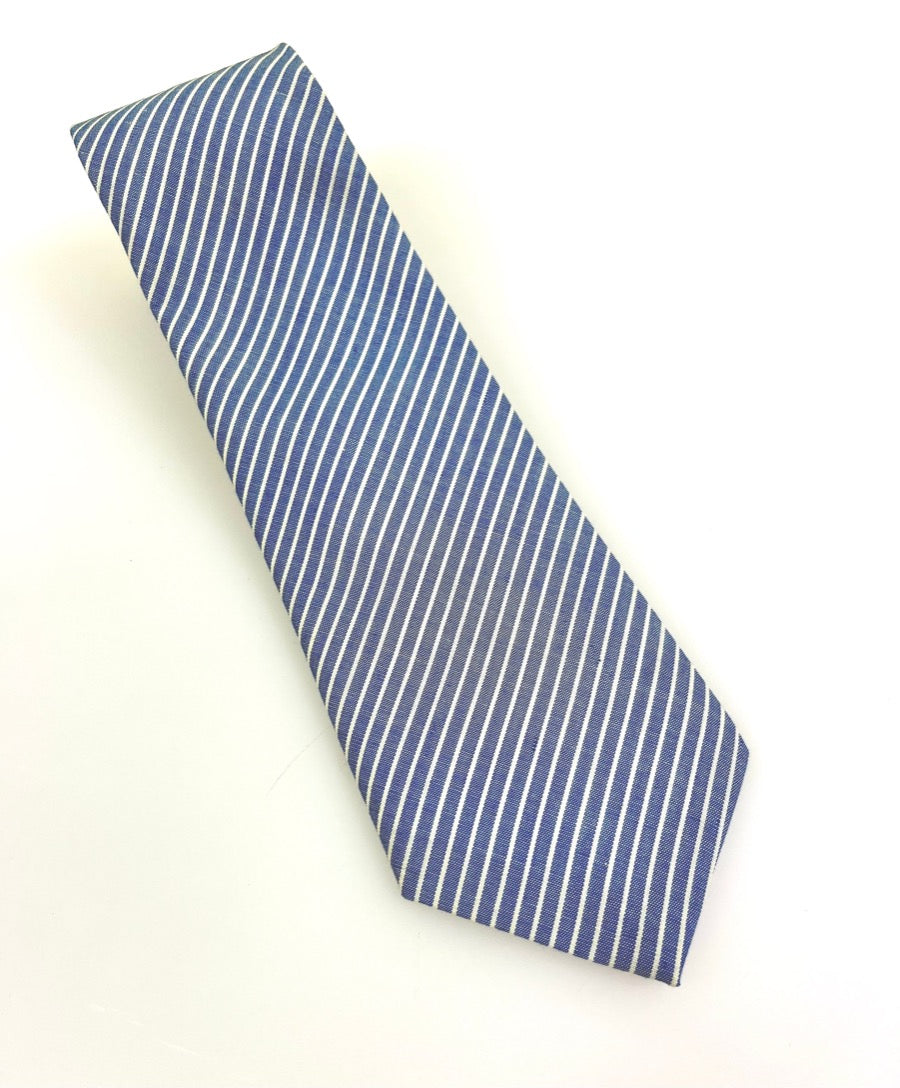 1950's "Arrow" Preppy Baby Blue Striped tie