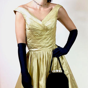 1950's Incredible Lamé Party Dress