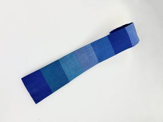 Thin Multi Blue Striped Tie