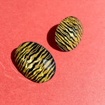 Lucite Tiger Earrings