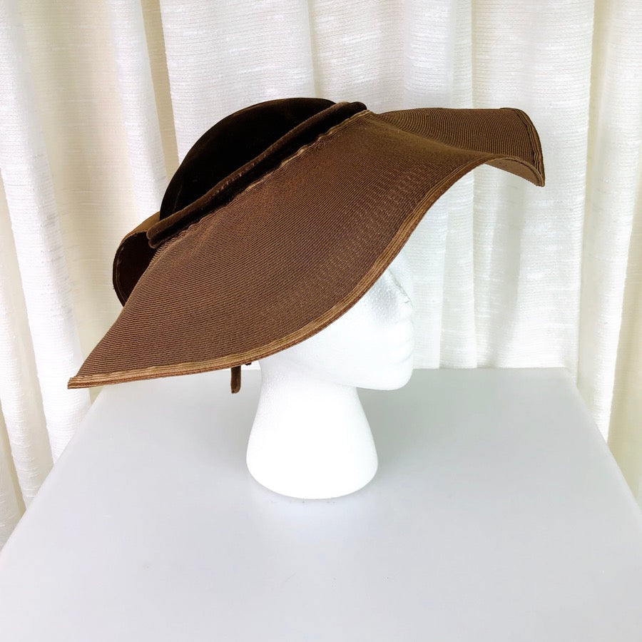 1930's Floppy Halo Hat