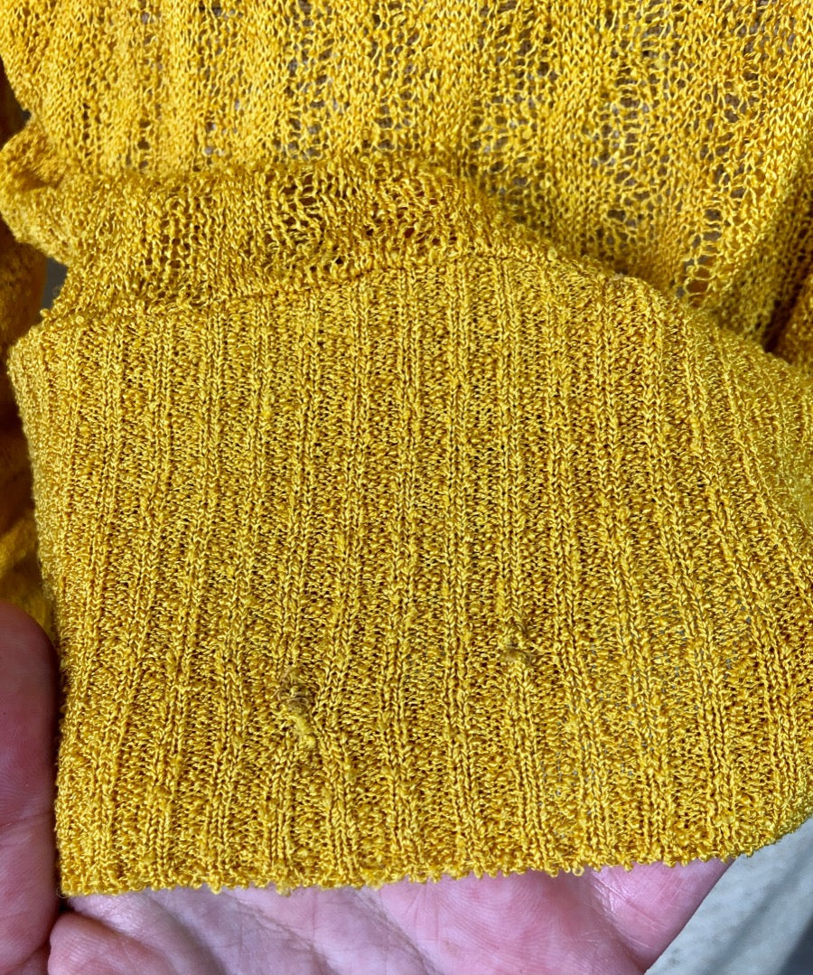1930's Crocheted Flounce Sweater